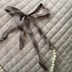 J. Crew Jewelry - J Crew Pearl & Ribbon Necklace J. Crew Jewelry - J Crew Pearl & Ribbon Necklace